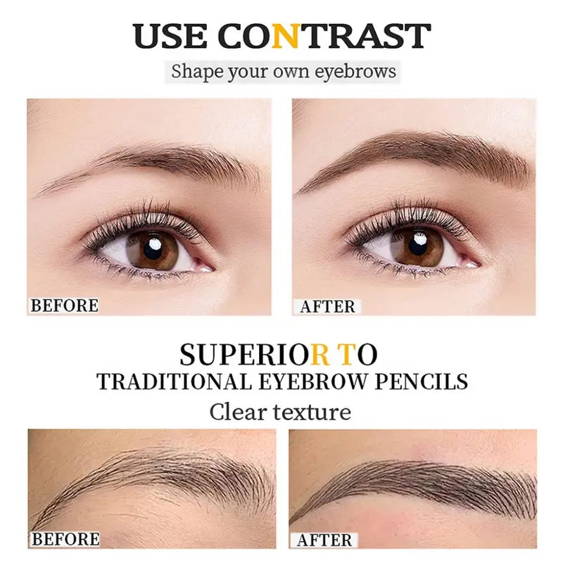 Doppelseitiger, ausdrehbarer Augenbrauenstift