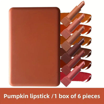 6-teiliges mattes Misty-Lippenstift-Se