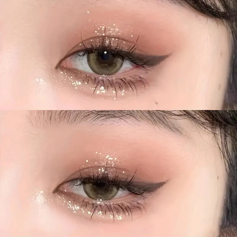 9-Farben-Lidschattenpalette in Erdtönen, leichtes Make-up