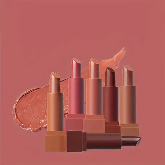 6-teiliges mattes Misty-Lippenstift-Se