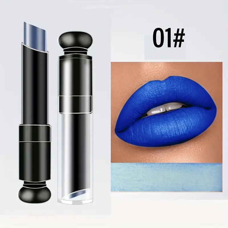 Blauer, nicht verschmierender, feuchtigkeitsspendender, wässriger Lipgloss