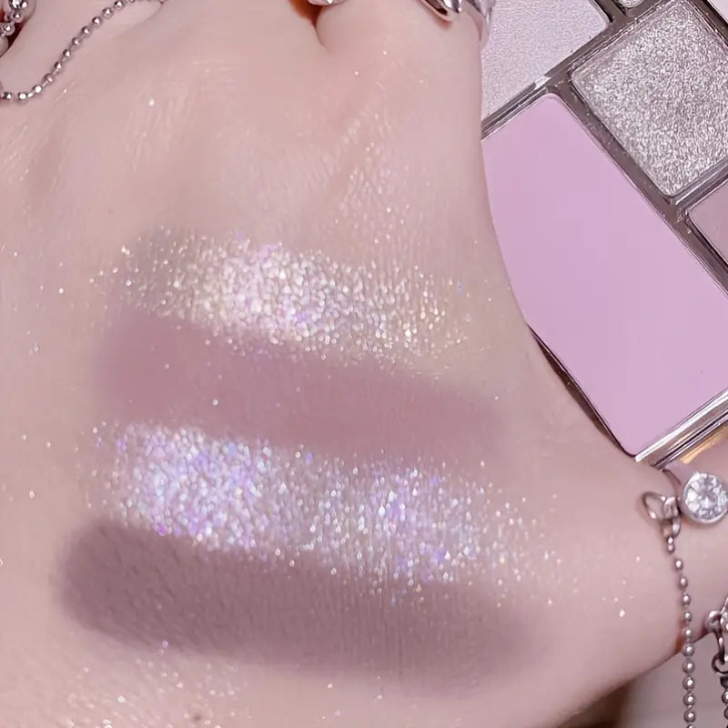 7-Farben-Lidschatten-Tangram-Palette